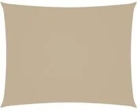 Parasole a Vela Oxford Rettangolare 2,5x4 m Beige 135152