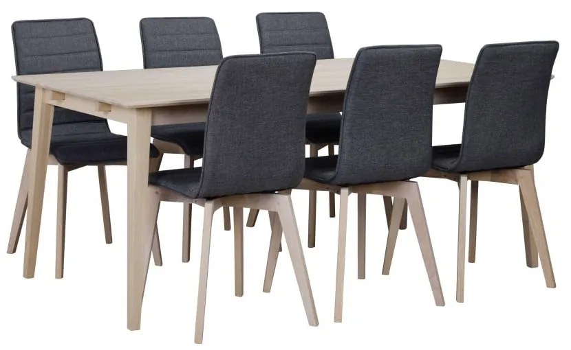 Tavolo da pranzo in rovere laccato opaco , 180 x 90 cm Filippa - Rowico