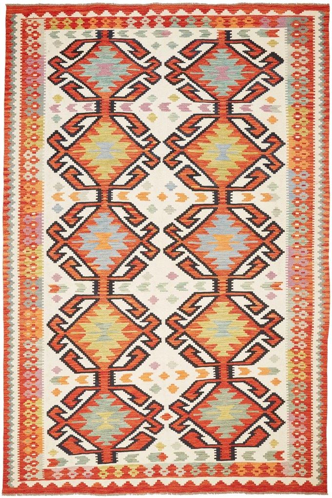 Kilim Tappeto 300x200 (Pakistan) Tessuto A Mano