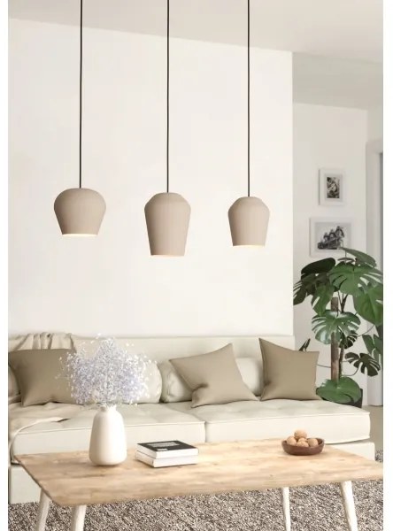 Eglo 900143 - Lampadario a sospensione con filo CAMBAITO 3xE27/40W/230V