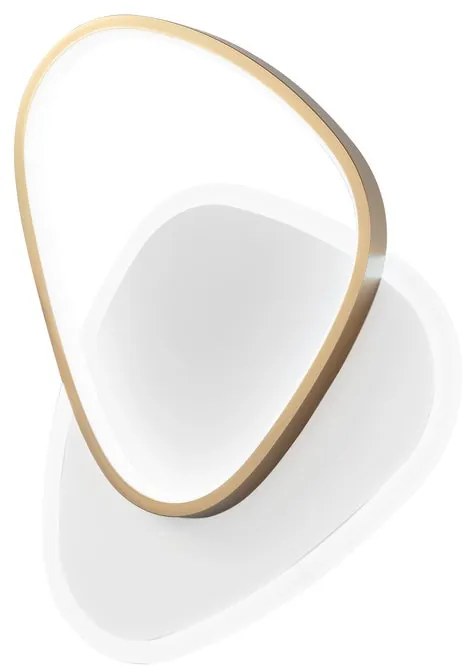 Plafoniera LED Ayrton Ø 42 cm dorato IP20, 4600 lumen LUCE AMBIENTE DESIGN