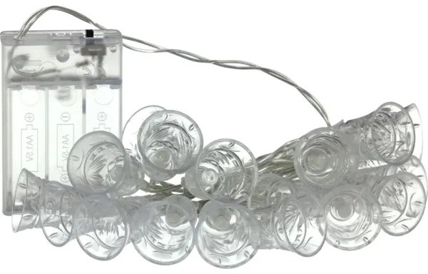 Retlux - Catena natalizia LED 20xLED/3xAA/bianco caldo 2,2m campane