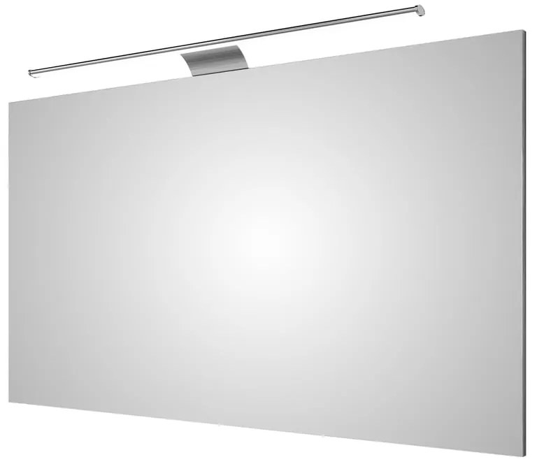 Specchio con illuminazione integrata completo di faretto bagno Solitaire H 70 cm