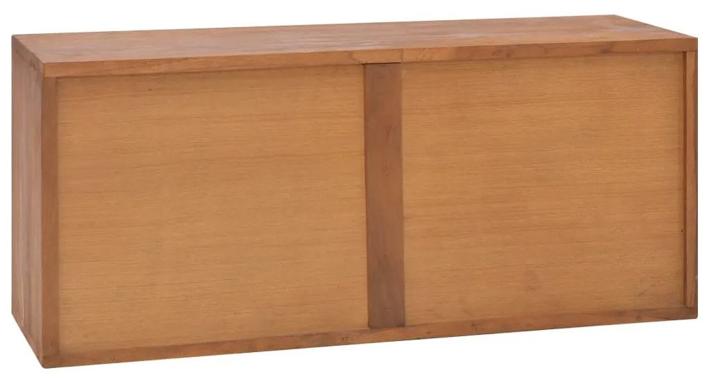 Mobile porta tv 90x30x40 cm in legno massello di teak