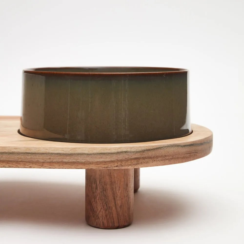 Set di 2 ciotole in ceramica per cani Dumbi - Kave Home