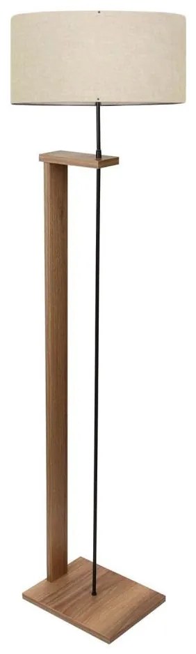 Lampada da terra AYD 1xE27/40W/230V marrone/beige