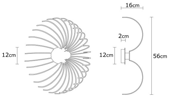Applique ASPENDOS 1xE27/40W/230V