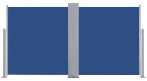 Tenda da Sole Laterale Retrattile Blu 100x600 cm