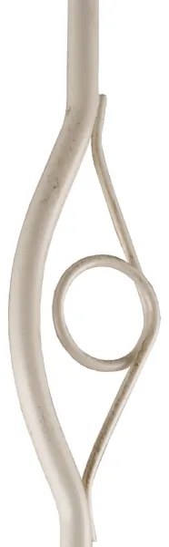 Brilagi - Lampadario a sospensione con supporto rigido LED ANTICO 1xE27/60W/230V bianco patinato