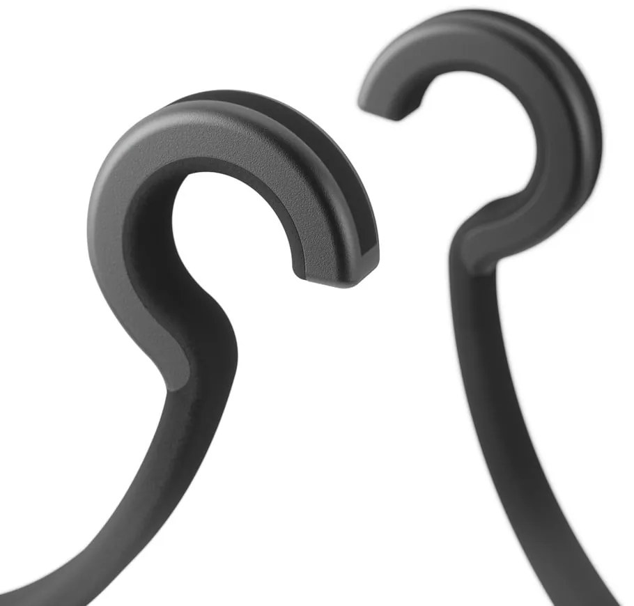 Mensola in plastica nera per bagno sospesa Flex - Umbra