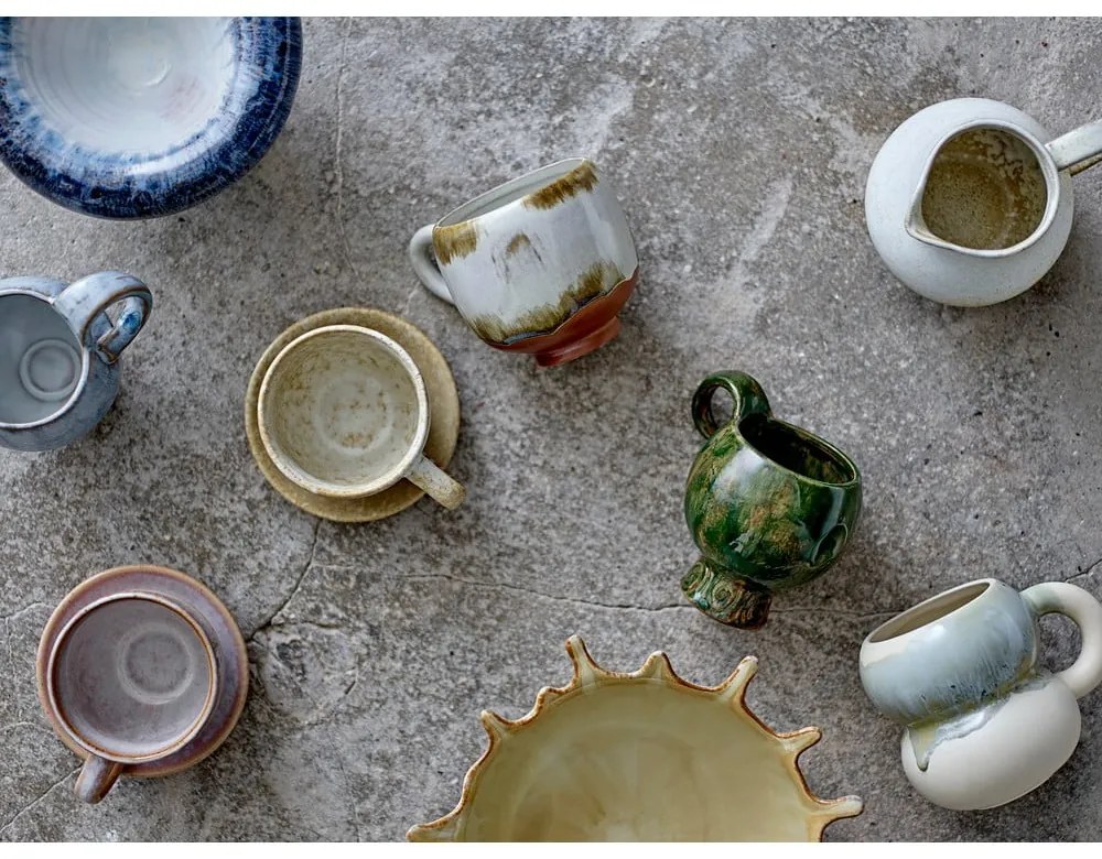 Tazzine in set per cappuccino in gres 4 pz 200 ml Jade – Bloomingville