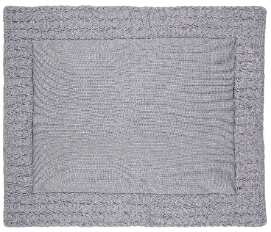Tappeto da gioco in cotone grigio, 70 x 90 cm - Kindsgut