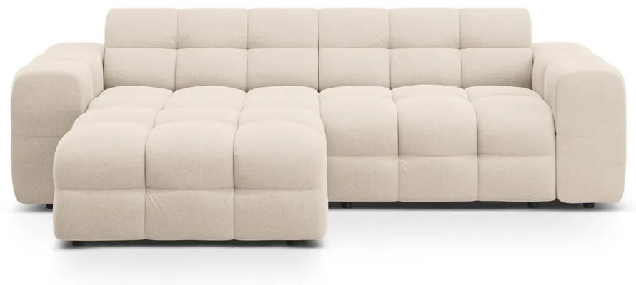 Divano angolare beige (con penisola a sinistra/con chaise lounge) Kendal – Micadoni