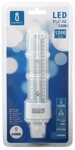 Lampadina LED G24D-3/12W/230V 6500K - Aigostar