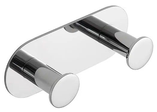 Gancio 11,5 x 4,5 cm in acciaio inox, finitura argento