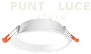 Lost faretto led da incasso 4000k 1260lm 18w ip20 bianco 14,5cm