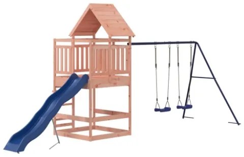 Set da Gioco da Esterno in Legno Massello di Douglas