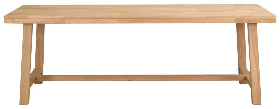 Tavolo da pranzo in legno di quercia lucidato , 220 x 95 cm Brooklyn - Rowico