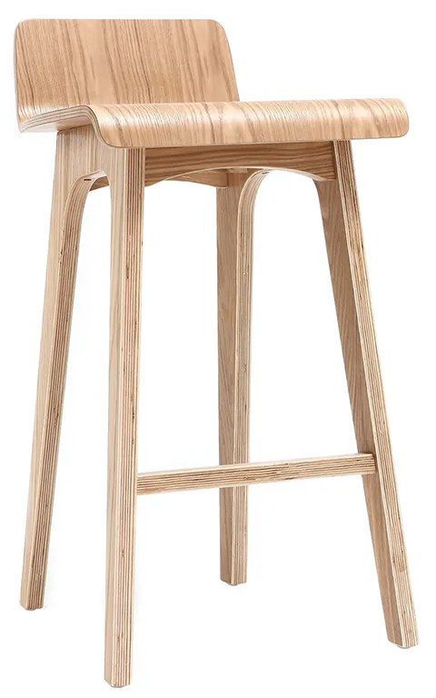 Sgabello / Sedia da bar scandinavo frassino BALTIK