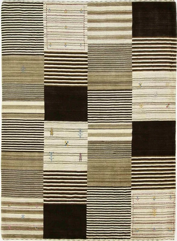 Loribaft Tappeto 210x300 Beige (Indian) Realizzato A Mano