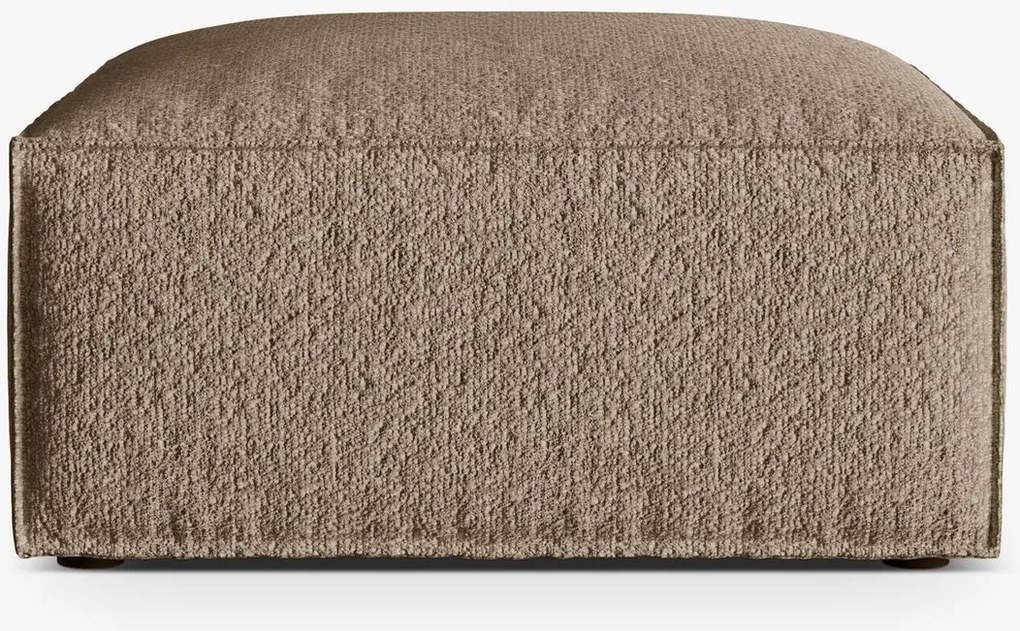 Pouf Nuria in bouclé – 85x85 cm