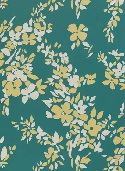 Farrow & Ball Carta da parati Hegemone - Vardo/ Churlish Green/ Shadow White
