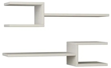 SET 2x Mensola FORK bianca