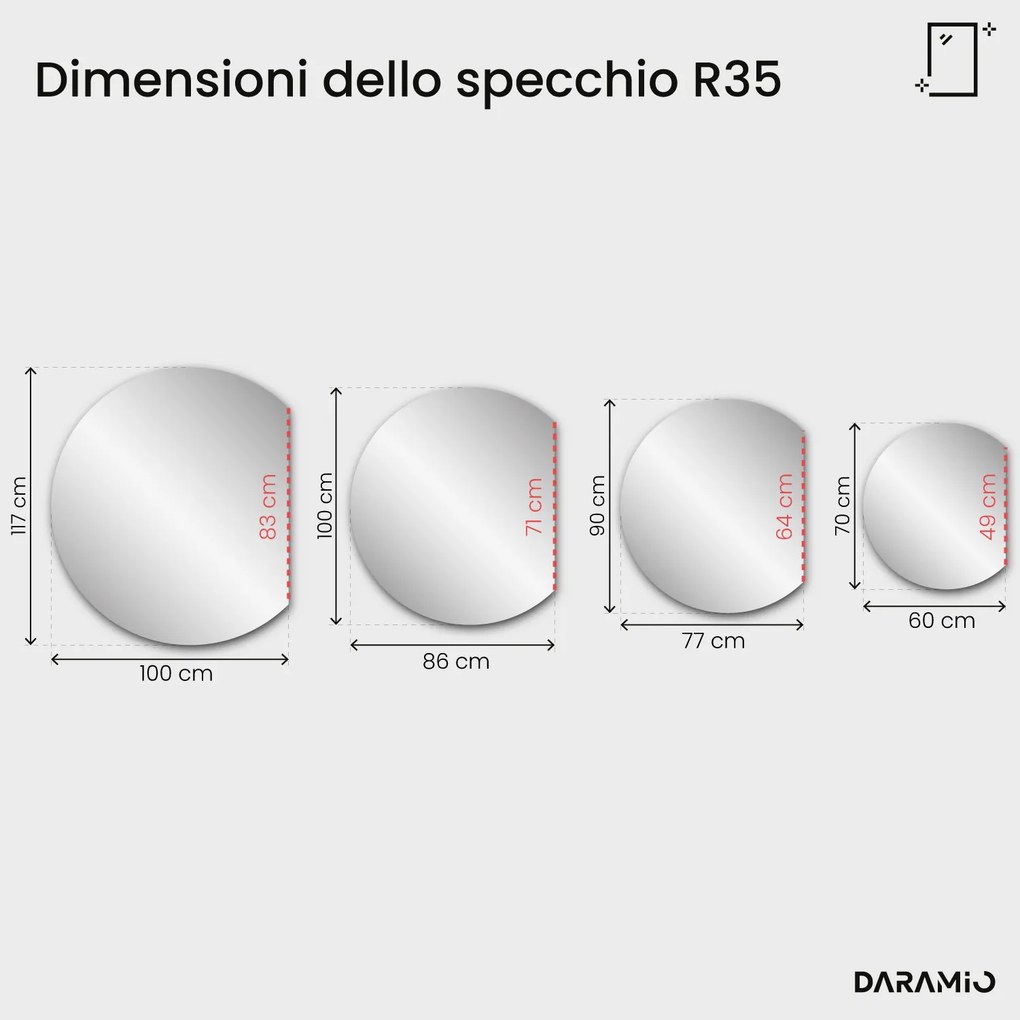 Specchio bronzato – Pure Collection R35
