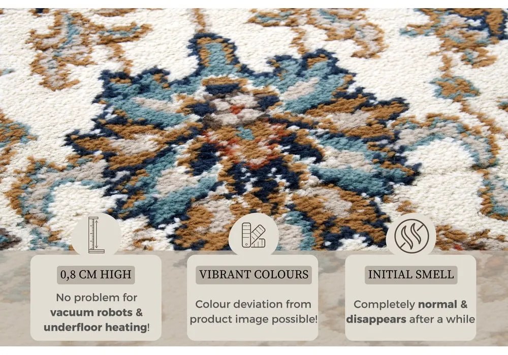 Tappeto color crema 140x200 cm Orient Saraceni – Hanse Home