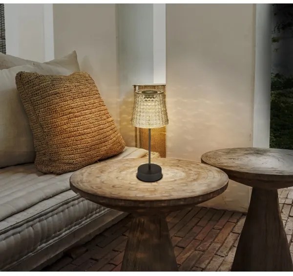 Globo 36634-2S - SET 2x Lampada LED solare SOLAR LED/0,06W/3V IP44 grigio