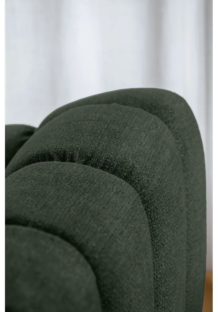 Divano angolare verde scuro (con penisola a sinistra/a L) Shell – Miuform