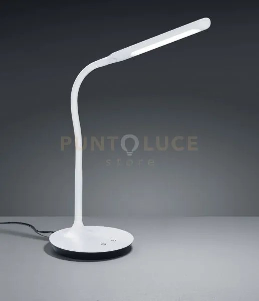 Lampada tavolo polo led flessibile 527090131 bianca