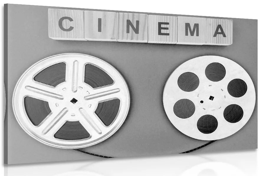 Quadro su tela – Pellicola cinematografica in bianco e nero