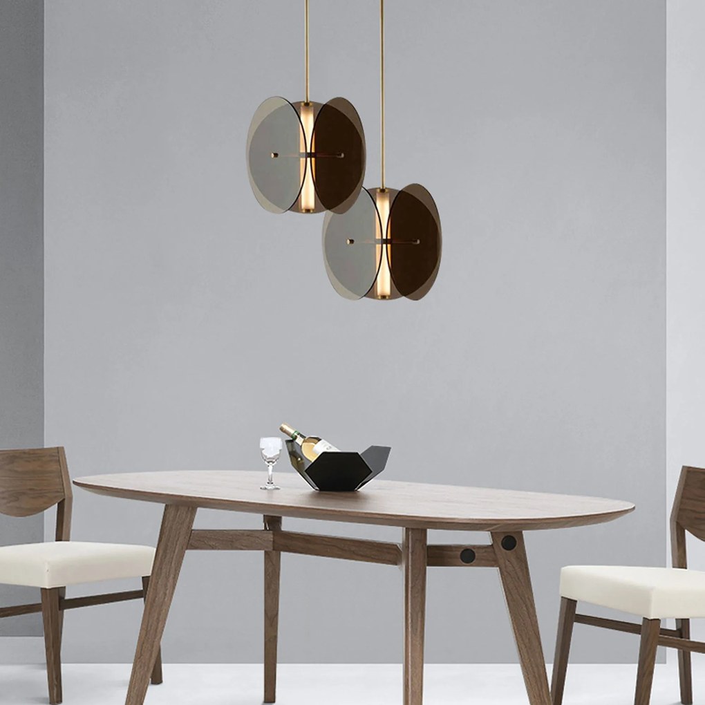 Lampada black APP1675-CP Round