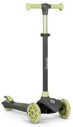 Lionelo - Monopattino per bambini JESSY 3xAA grigio/verde
