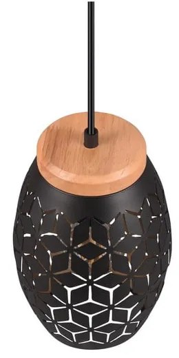 Apparecchio a sospensione nero ø 15 cm Bidar - Trio