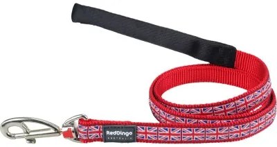 Guinzaglio per Cani Red Dingo STYLE UNION JACK FLAG 2 x 120 cm