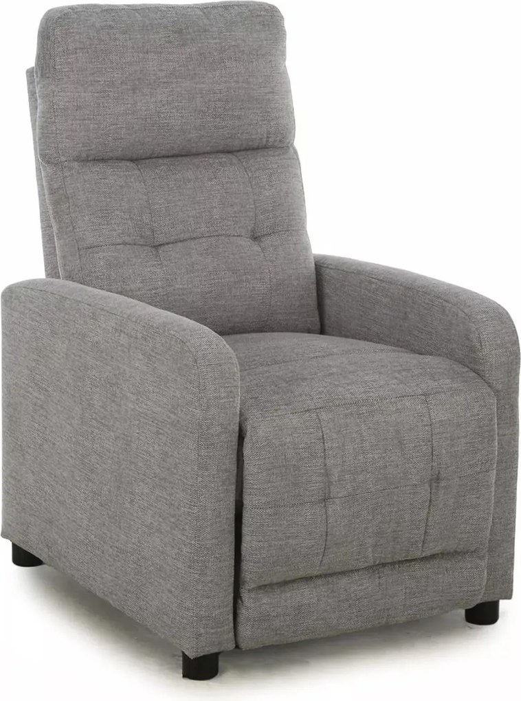 Poltrona reclinabile Otus Brego grigio chiaro – 66x92–144x100 cm