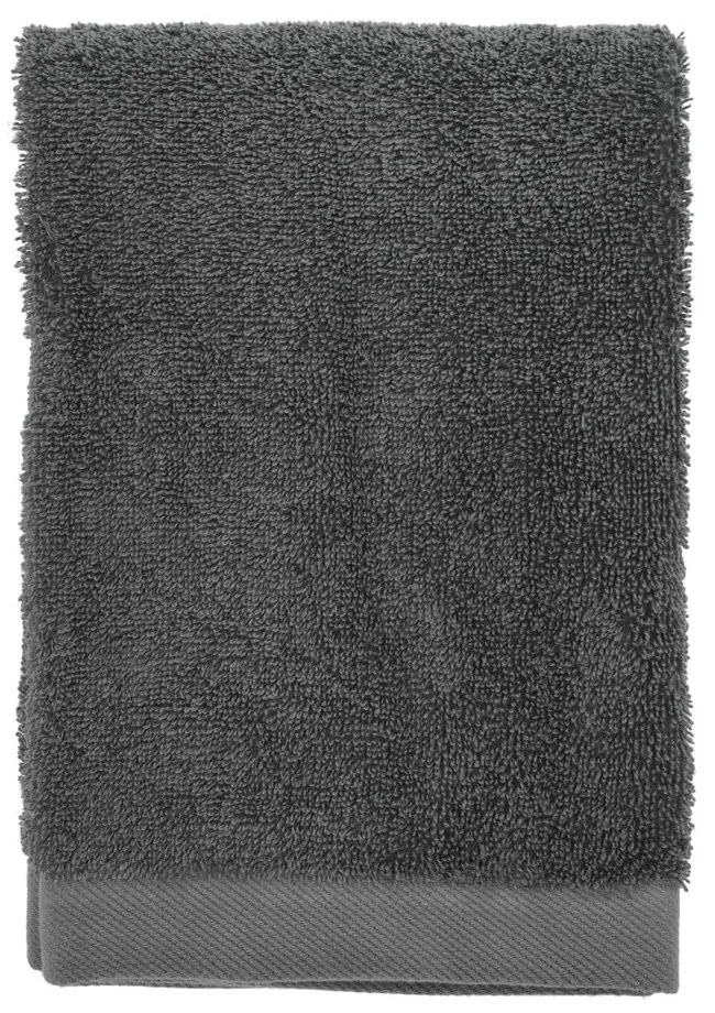Asciugamano tipo terry grigio scuro in cotone 50x100 cm Comfort – Södahl