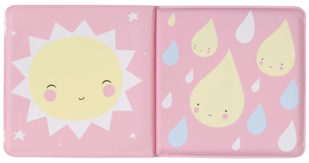 A Little Lovely Company - libro da bagno - nuvola e amici