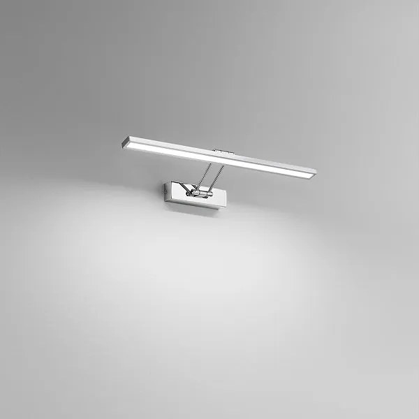 Applique ISYLUCE quadro doppio snodo mm 570 x185 LED 12W 3000k acciaio