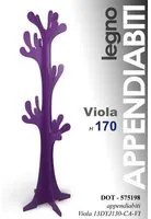 Appendiabiti da terra piantana viola cm 50 x 42 x 170 h