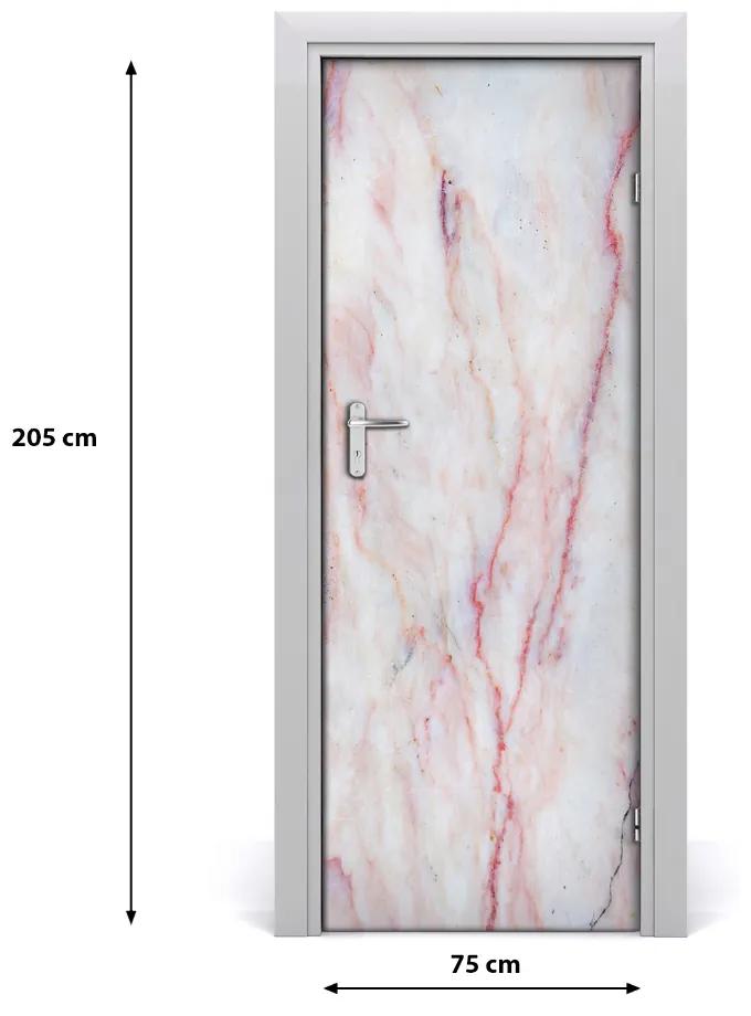 Adesivo per porta Sfondo per la casa di marmo 75x205 cm