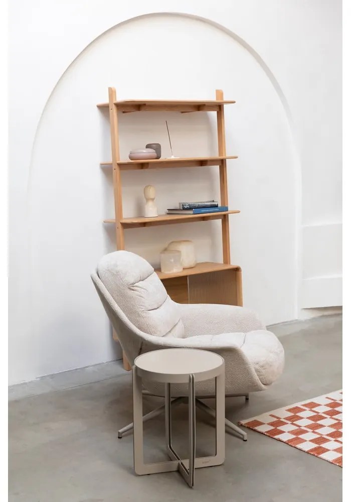 Poltrona da relax beige girevole Philly – Zuiver