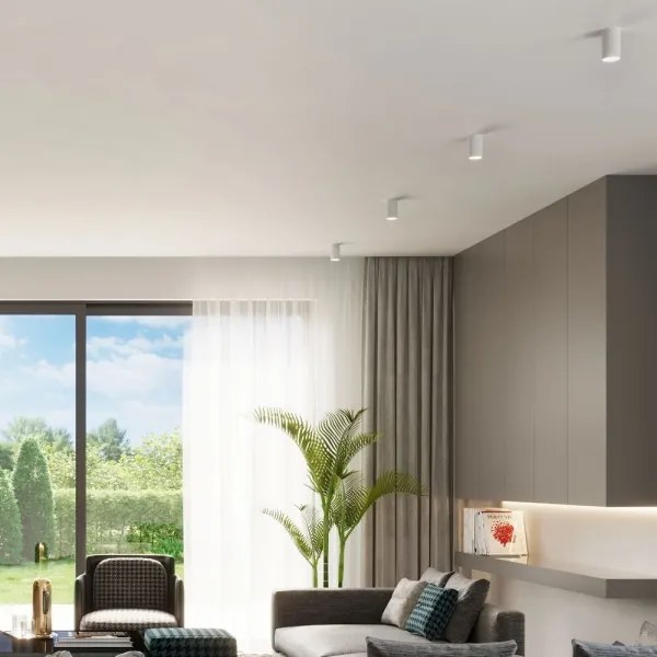 Sollux SL.0996 - Faretto LAGOS 1xGU10/10W/230V 10 cm bianco