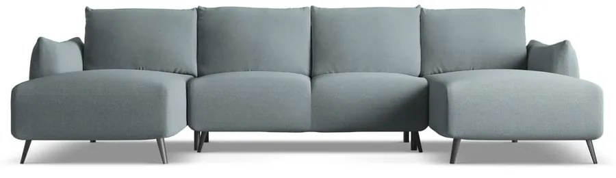 Divano angolare azzurro Malie – Makamii