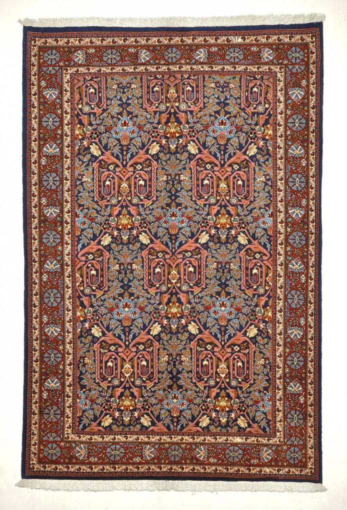 Sarouk Tappeto persiano 210x140 Blu (Iran) Annodato A Mano
