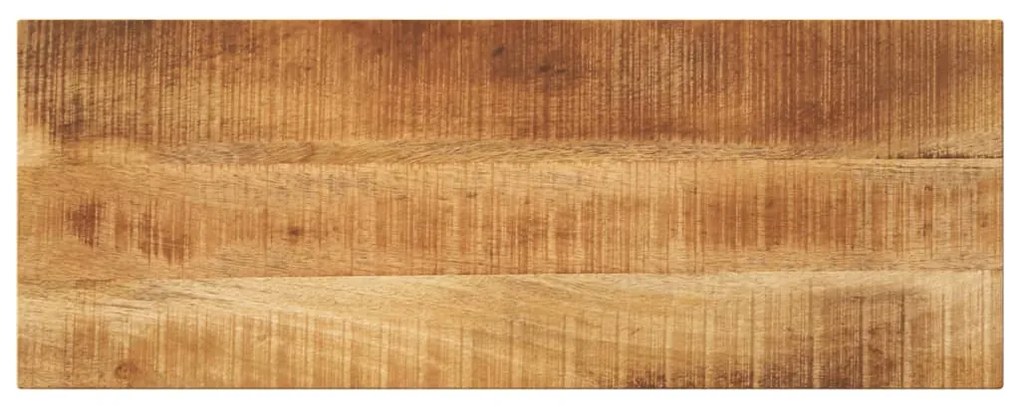 Piano Per Tavolo 90x30x3,8 Cm Rettangolare Legno Mango Grezzo /