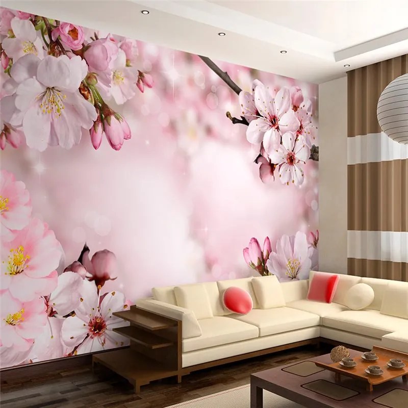 Fotomurale  Spring Cherry Blossom  Colore Rosa, Dimensioni e Misure 400x280