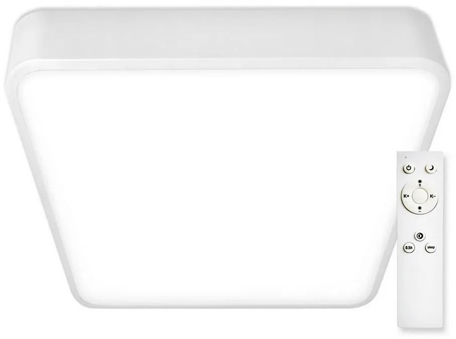 Top Light - Plafoniera LED dimmerabile LED/51W/230V quadrata bianca + tc